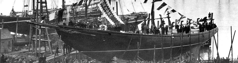 Bluenose launch in 1921